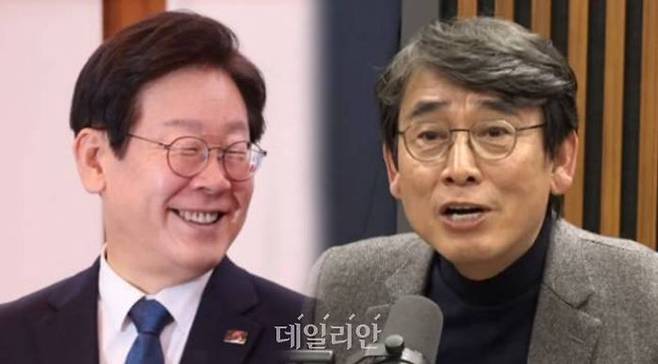 이재명 대선 후보와 유시민 씨. ⓒ 데일리안DB