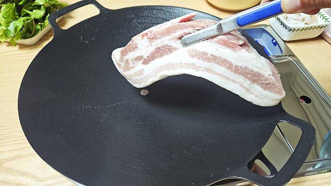 20250531_213241.jpg 저녁 통삼겹 굽고 그 기름에 파전