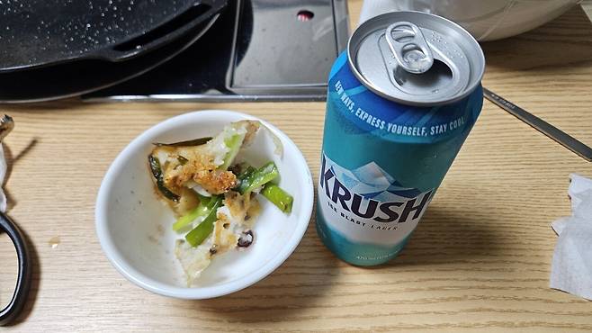 20250531_225626.jpg 저녁 통삼겹 굽고 그 기름에 파전