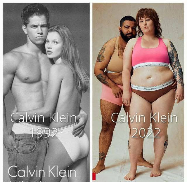 캘빈클라인 광고로 보는 미국의 가치관 변화