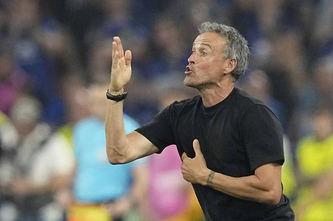 명장 엔리케 감독. [AP=연합뉴스]