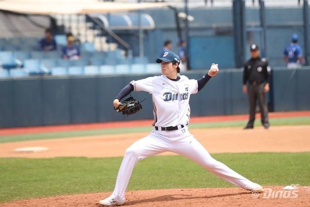 5월 31일 삼성과의 퓨처스리그 경기에 등판한 김영규. 사진=NC 제공