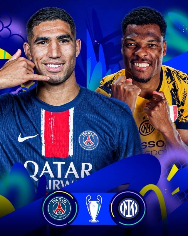 PSG와 인테르가 챔피언스리그 정상을 향한 마지막 경쟁에 나선다. 사진=챔피언스리그 SNS