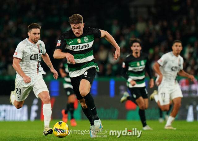 스포르팅 CP 요케레스는 아스널이 영입 추진 중이다. 첼시는 하이재킹을 노리고 있다./게티이미지코리아