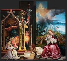 이젠하임 제단화 중 천사의 콘서트 부분 ⓒ Wikimedia