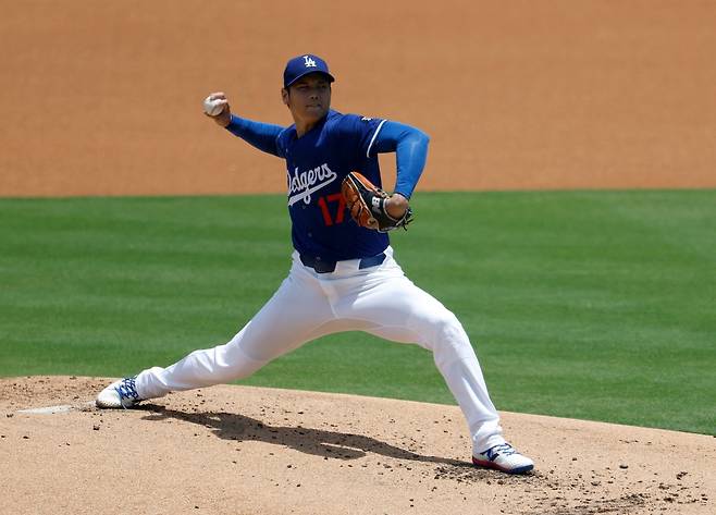 피칭하는 오타니 쇼헤이. AFP연합뉴스