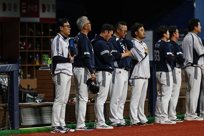 ▲ 20이닝 연속 무득점의 수렁에 빠진 두산 베어스 ⓒ두산베어스