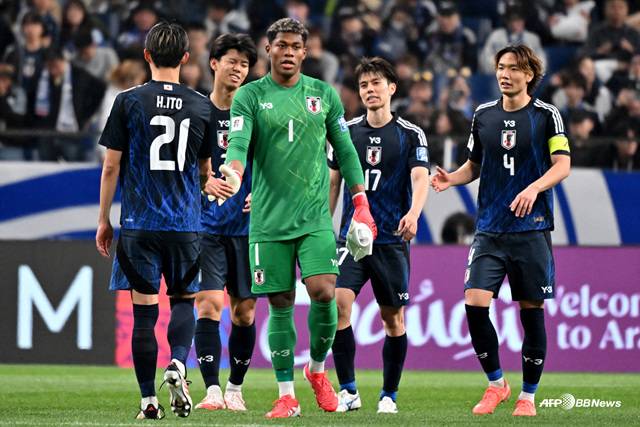 일본 축구대표팀. /AFPBBNews=뉴스1