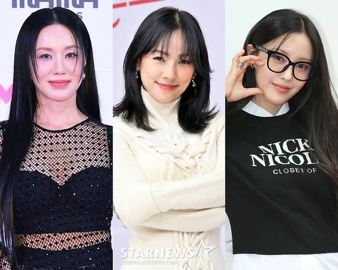 엄정화, 이효리, 효민 /사진=스타뉴스