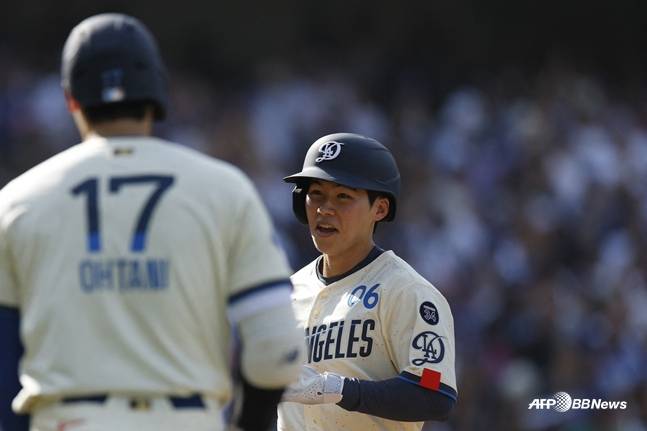 김혜성(가운데). /AFPBBNews=뉴스1