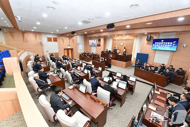 김해시의회 본회의장 모습.(김해시의회 제공. 재판매 및 DB금지)