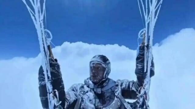 펑위장의 카메라 영상 화면 캡처 (출처=더우인/@China Meteorology Enthusiast/웨이보)