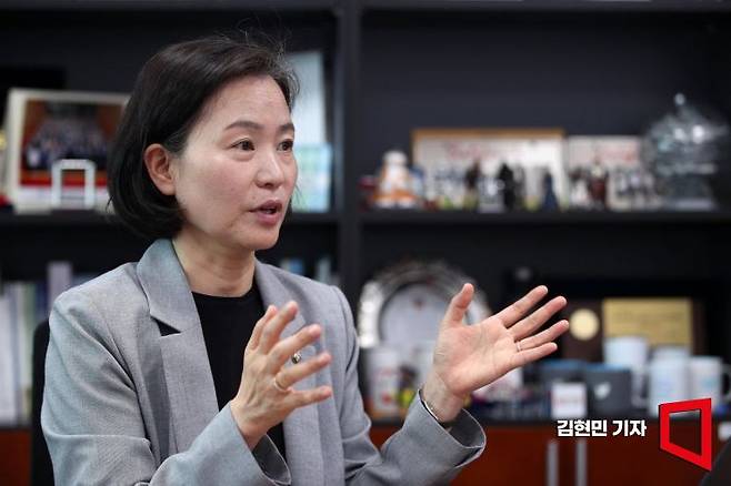 ▲이해민 조국혁신당 의원이 지난달 30일 국회 의원회관에서 아시아경제와 인터뷰를 하고 있다. 사진=김현민 기자