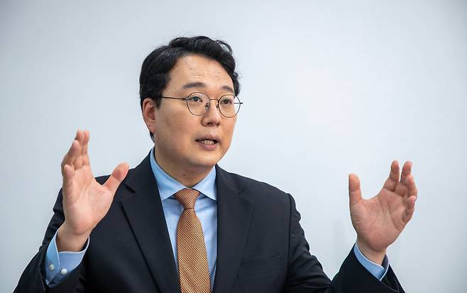 천하람 개혁신당 상임 선거대책위원장이 1일 국회 의원회관에서 본지와 인터뷰하고 있다. /조인원 기자