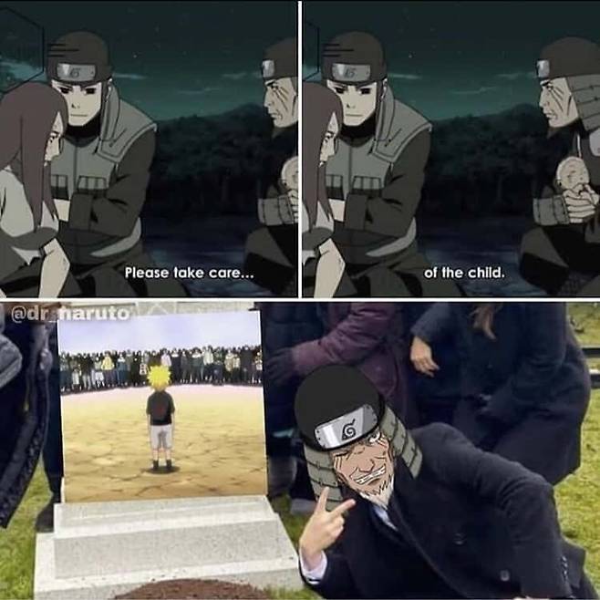 18ffda2479e580b43.jpg 나루토) 서양 커뮤에서의 3대 호카게 이미지