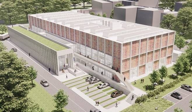 서울시는 지난 달 30일 서울도시금속회수센터 현대화사업 설계공모의 최종 당선작으로 오엠엠건축사사무소의 작품을 선정했다. 당선작 이미지. 서울시 제공