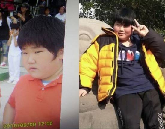 ​김재한씨의 다이어트 전 어린 시절./사진=김재한씨 제공