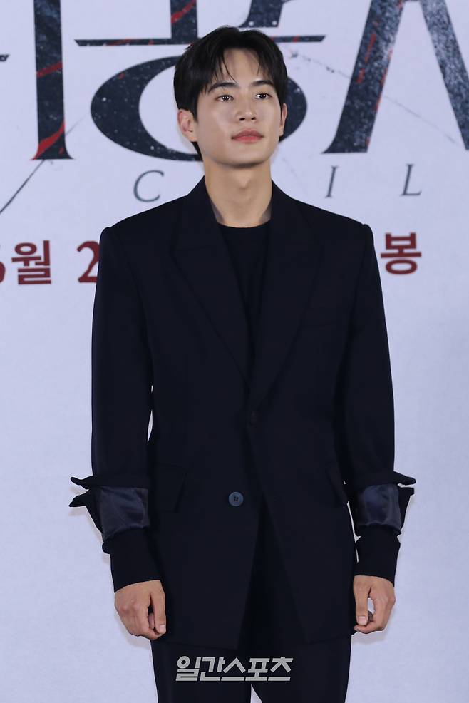 배우 강태주가 22일 오전 서울 광진구 롯데시네마 건대입구점에서 진행된 영화 ‘귀공자’ 제작보고회에 참석해 포토타임을 갖고 있다. 서병수 기자 qudtn@edaily.co.kr /2023.05.22/