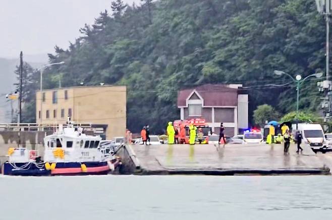 ▲ 수색 중인 목포해양경찰서 [연합뉴스]