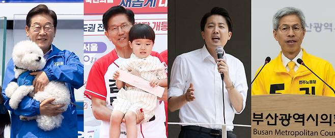 (사진 왼쪽부터) 더불어민주당 이재명(왼쪽부터), 국민의힘 김문수, 개혁신당 이준석, 민주노동당 권영국 대통령 후보./사진=뉴스1
