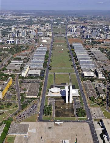 A view of central Brasilia, the capital of Brazil [KIM BONG-RYEOL]