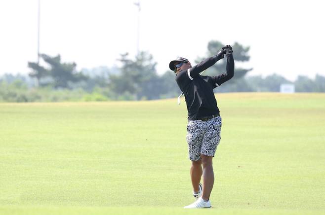 2024 시즌 KPGA 군산CC 오픈에 참가한 피승현. KPGA 제공