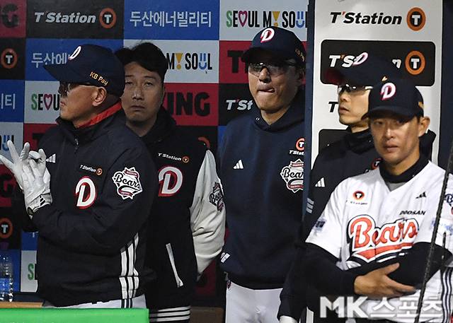 끝내 자진 사퇴를 결정한 이승엽 전 두산 감독. 사진=천정환 기자