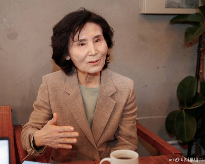 설난영 여사(김문수 국민의힘 대선 경선 예비후보 배우자) 인터뷰 /사진=이기범 기자 leekb@