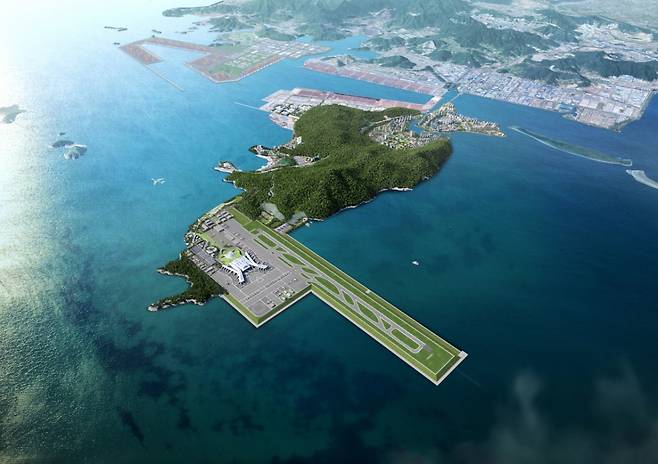 가덕도신공항 조감도./사진제공=부산시