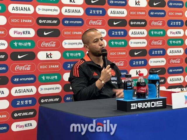 앙헬로 마르실리아 콜롬비아 여자대표팀 감독./용인미르스타디움=노찬혁 기자