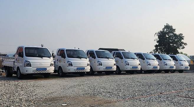 [부여=뉴시스] 부여군 공용 전기자동차. (사진=뉴시스 DB). photo@newsis.com *재판매 및 DB 금지