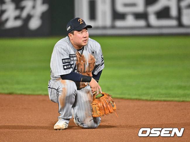 [OSEN=이석우 기자] 한화 안치홍. 2025.04.24 / foto0307@osen.co.kr