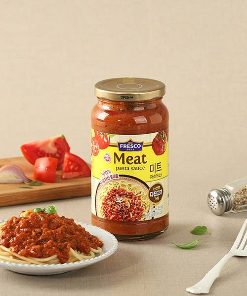 상품상세보기 - [오뚜기] 프레스코 스파게티소스 미트 600g