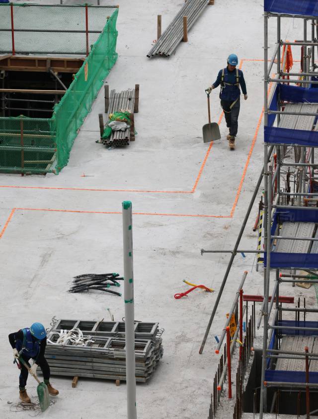 서울 마포구 한 공사 현장 모습. 연합뉴스