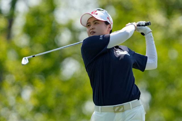 제80회 US 여자오픈 공동 4위에 오른 최혜진. AFP연합뉴스