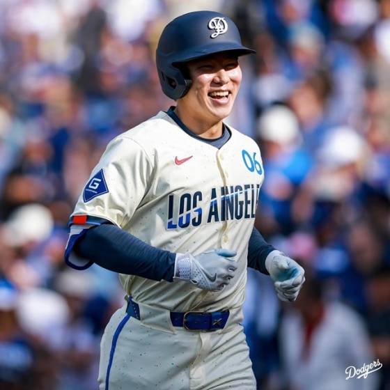 김혜성. /사진=LA 다저스 공식 SNS