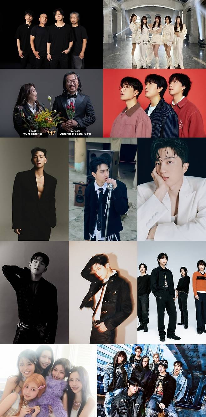 2025 여수 K메가 아일랜드 페스티벌 라인. 사진ㅣ‘KMIF’ 조직위원회