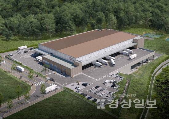 ▲ 쿠팡이 울산 울주군 온양읍에 550억원을 들여 조성할 '울산 서브허브' 조감도. 쿠팡 제공