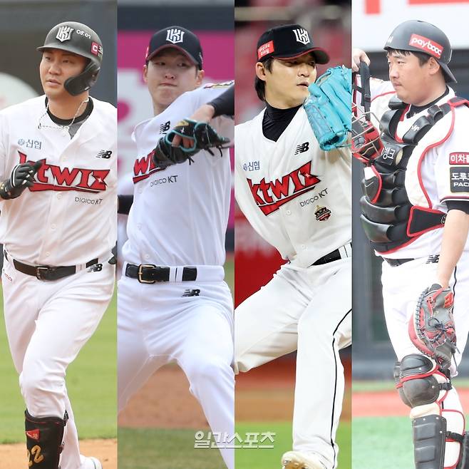 장성우-배제성-박시영-김준태. IS 포토