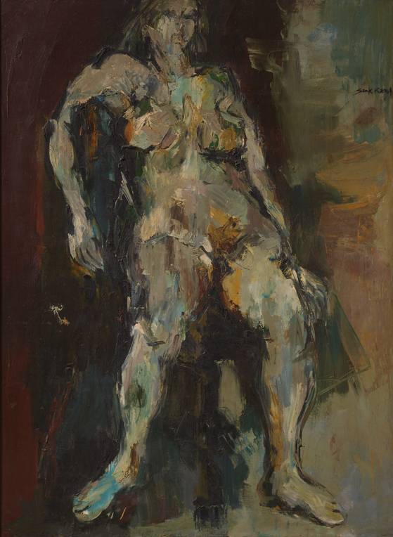 석난희, 누드, 1962, 캔버스에 유화물감, 130x97cm, 국립현대미술관 소장 [사진 성곡미술관]