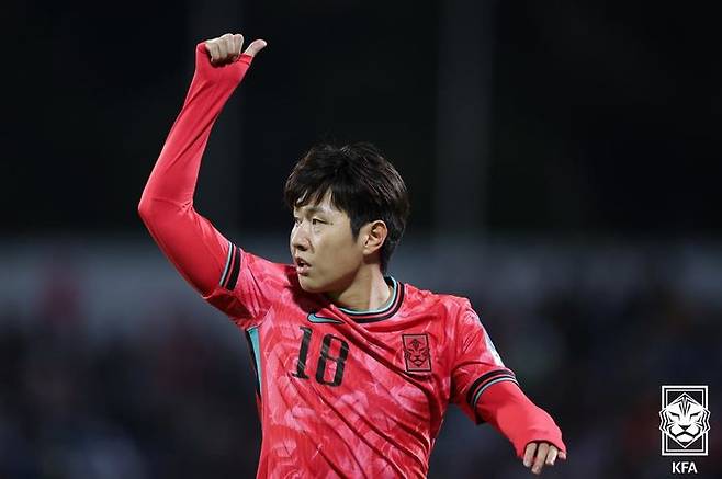 [서울=뉴시스]축구대표팀 공격수 이강인. (사진=대한축구협회 제공)