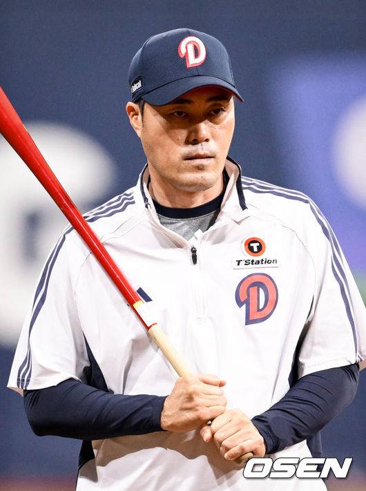 [OSEN=조은정 기자] 두산 조성환 감독대행. 2025.05.31 /cej@osen.co.kr