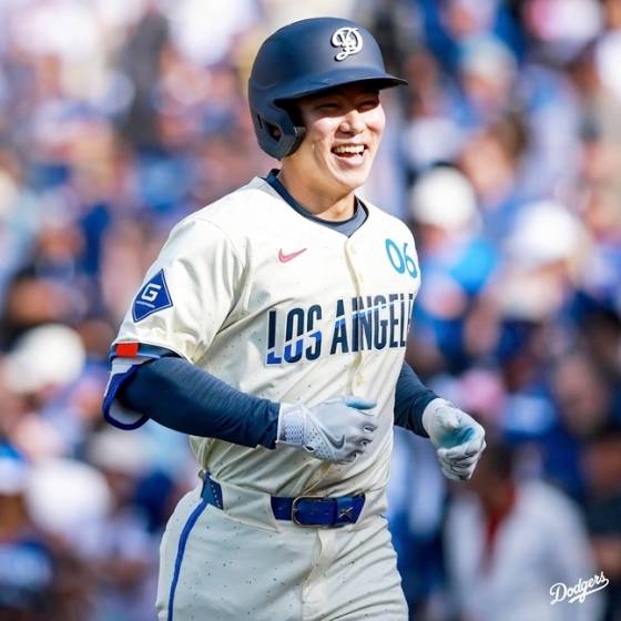 김혜성. /사진=LA 다저스 공식 SNS