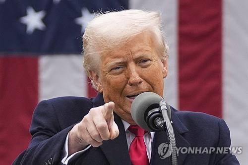 트럼프 미국 대통령  [AP 연합뉴스 자료사진 재판매 및 DB금지]