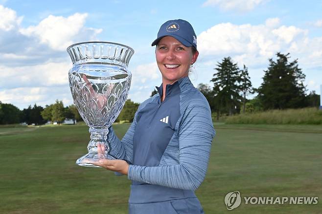 지난해 숍라이트 LPGA 클래식에서 우승한 린네아 스트룀 [게티이미지/AFP=연합뉴스]