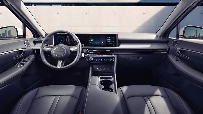 현대차 쏘나타 택시 실내