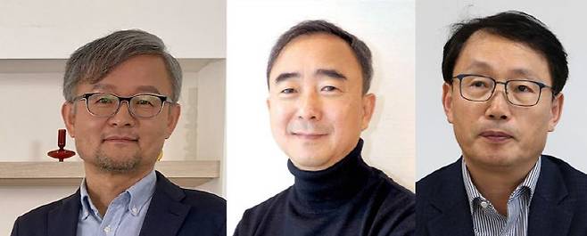 왼쪽부터 박태웅 민주연구원 모두의Q 대표, 임문영 전 경기도 미래성장정책관, 구현모 전 KT 대표.