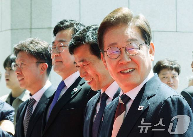 이재명 대통령이 4일 오전 서울 여의도 국회에서 열린 제21대 대통령 취임선서에 참석하고 있다. 2025.6.4/뉴스1 ⓒ News1 국회사진기자단