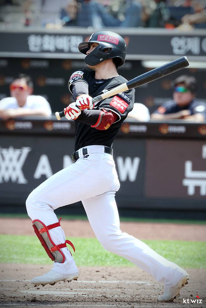 KT 위즈 내야수 박민석이 4일 1군 엔트리에서 말소됐다. (KT 위즈 제공)