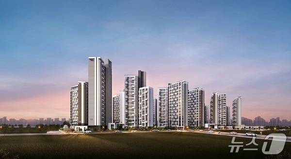 고덕강일 대성베르힐 조감도 (디에스종합건설 제공)